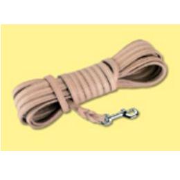 Vegas Speurlijn Lange lijn Leder 10 meter, 12 mm.