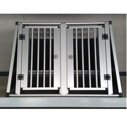 Hotec Hondenbox EX (links en rechts schuin) Dubbel