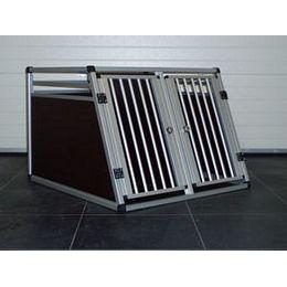 Hotec Hondenbox schuin/recht dubbel