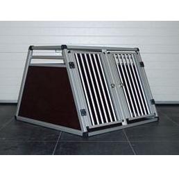 Hotec Hondenbox schuin/schuin dubbel